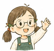 手を挙げるひなちゃん